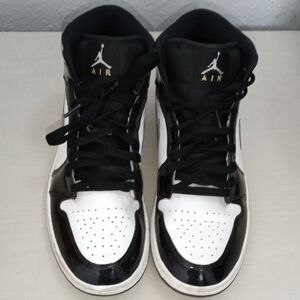 Air Jordan Black and White Men's Sneakers